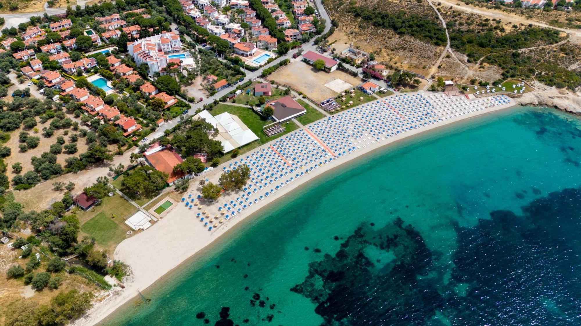 Hanedan Beach Hotel Foça Bagian luar foto